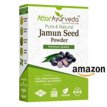 Attar Ayurveda Jamun Seed Powder for Diabetes - 250 gram